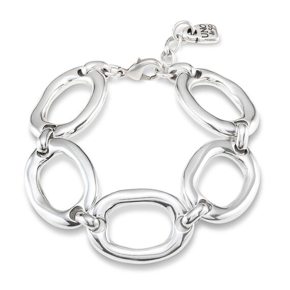 Серебряный браслет женский из крупных звеньев UNOde50 The One