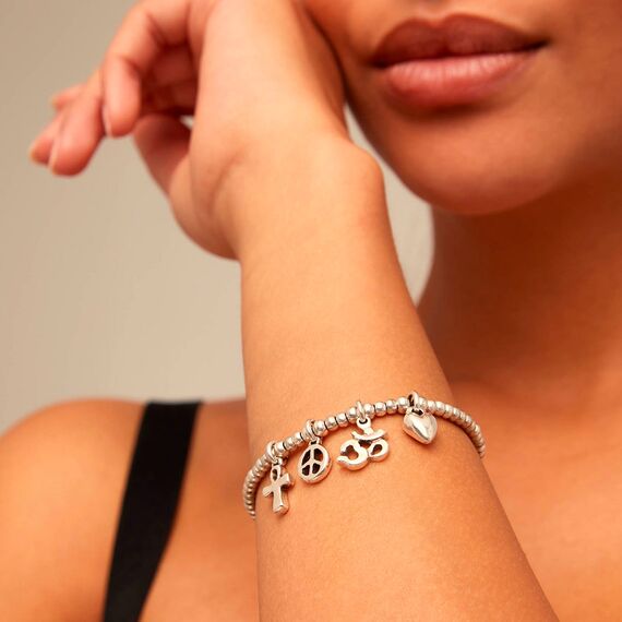 Серебряный браслет женский с подвесками талисманами UNOde50 Beliefs, изображение 5