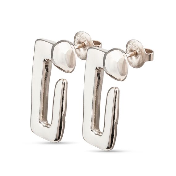 Серебряные серьги женские Гвоздь UNOde50 Unusual, изображение 2