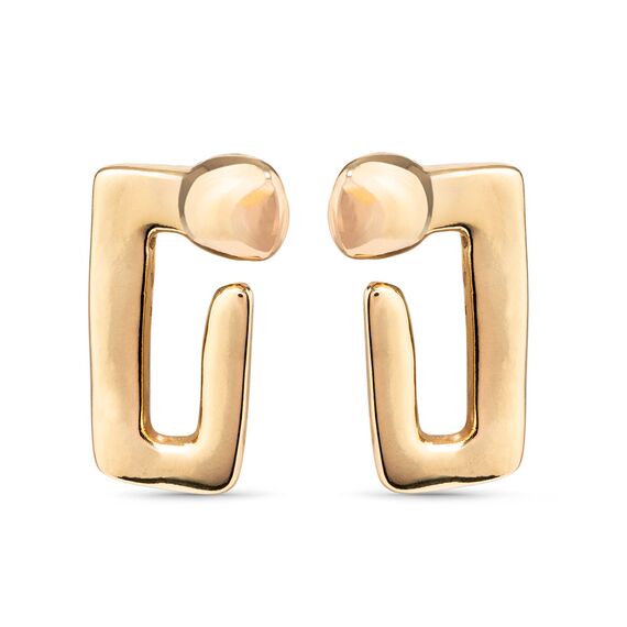 Золотые серьги женские Гвоздь UNOde50 Unusual