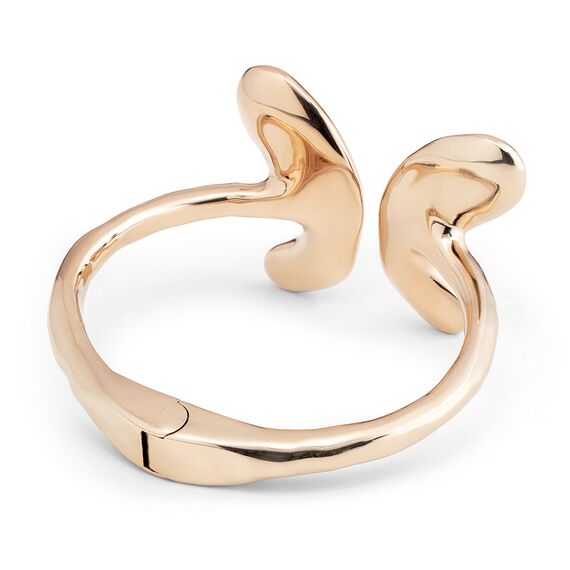 Золотой браслет женский жесткий Бабочка UNOde50 Wings, Размер (мм): 155, изображение 3