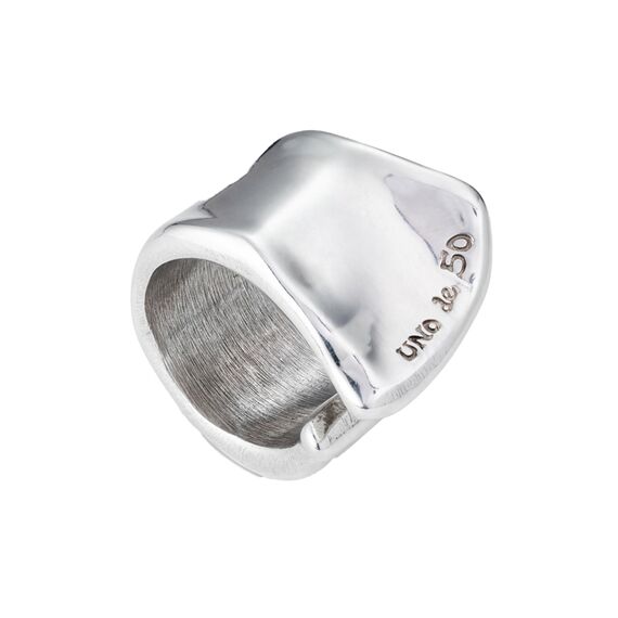 Серебряное кольцо женское открытое Трещина UNOde50 The crevice, Размер (мм): 17,3-17,7, изображение 2