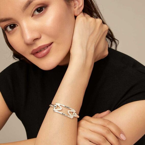 Серебряный браслет женский с топазами UNOde50 Stand out Topaz, изображение 5