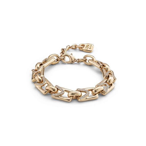 Золотой браслет женский с топазами UNOde50 Unstoppable Topaz