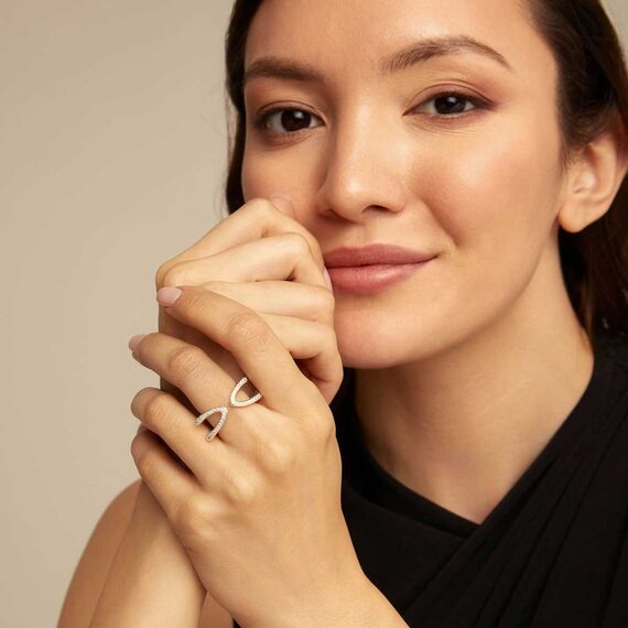 Серебряное кольцо женское с топазами UNOde50 Stand out Topaz, Размер (мм): 16,3-16,7, изображение 3