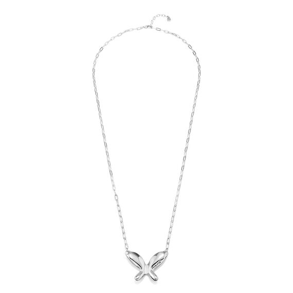 Серебряное колье женское Бабочка UNOde50 Wings