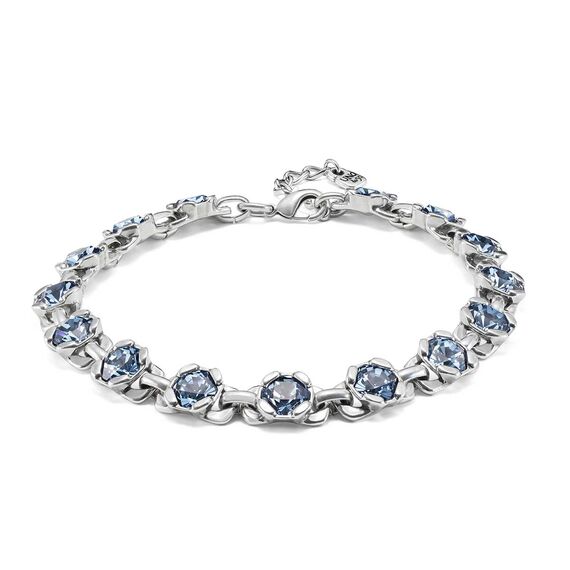 Женское ожерелье серебряное с кристаллами Сваровски UNOde50 Non Stop, изображение 2