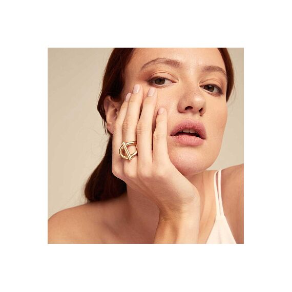 Золотое кольцо женское UNOde50 Teen, Размер (мм): 16,3-16,7, изображение 4