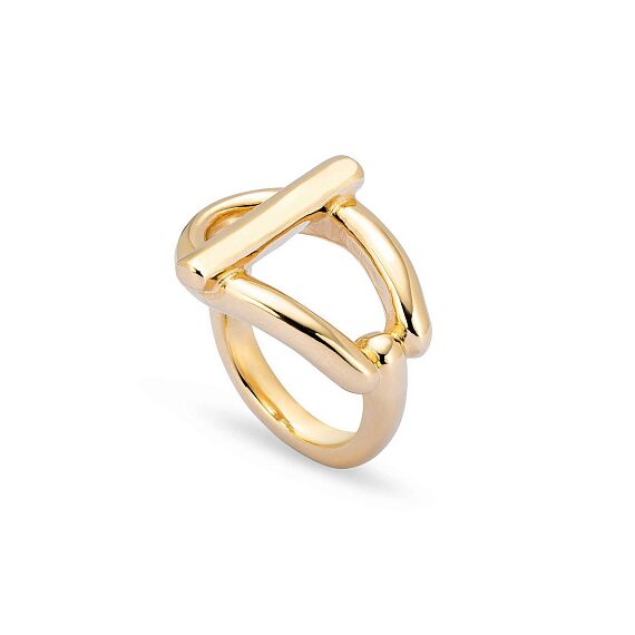 Золотое кольцо женское UNOde50 Teen, Размер (мм): 18,3-18,7