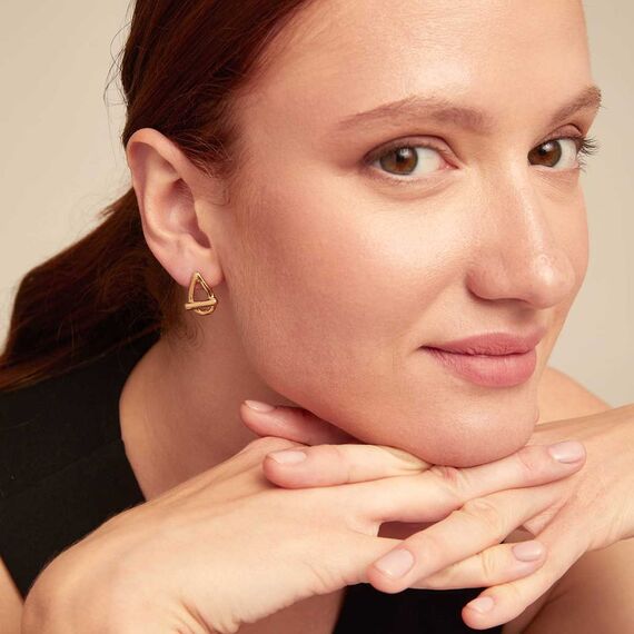 Золотые серьги женские UNOde50 Teen, изображение 3