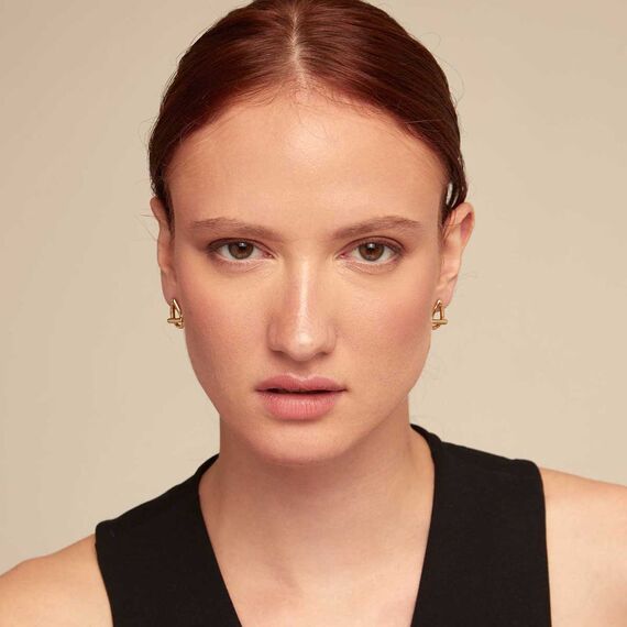 Золотые серьги женские UNOde50 Teen, изображение 4