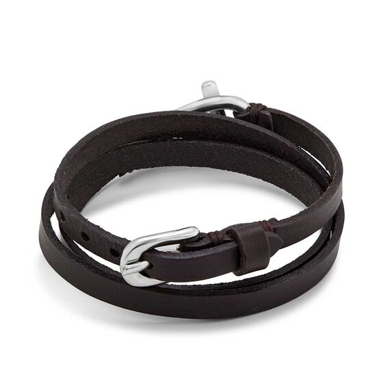 Кожаный браслет с серебром UNOde50 Dope, Размер (мм): 165, изображение 2