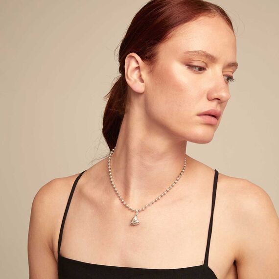 Серебряная подвеска женская Сердце UNOde50 Charm Heart, изображение 3