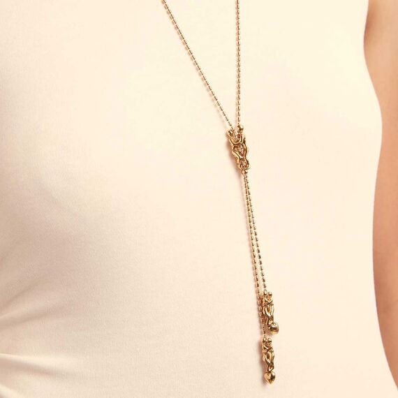 Женское колье с золотом Влюблённая пара UNOde50 Forever, изображение 5