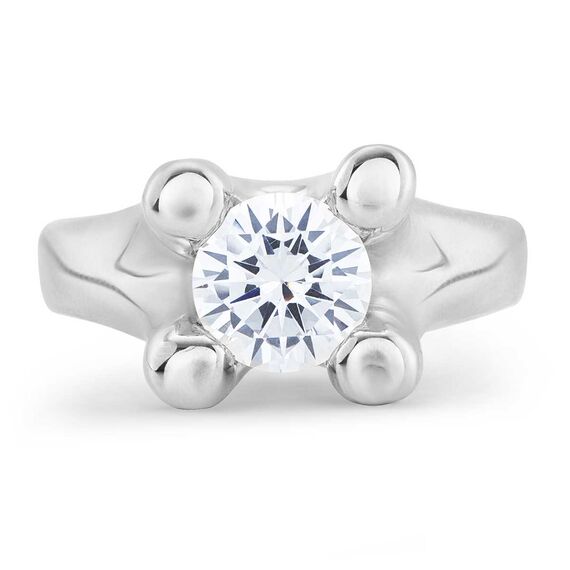 Серебряное кольцо с цирконием UNOde50 Anima, Размер (мм): 18,3-18,7, изображение 2