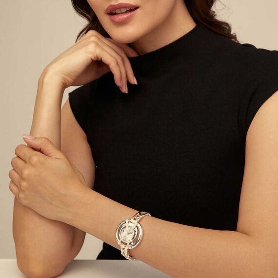 Наручные часы женские серебряные с топазами UNOde50 Stand Out Topaz, Размер (мм): 165, изображение 5