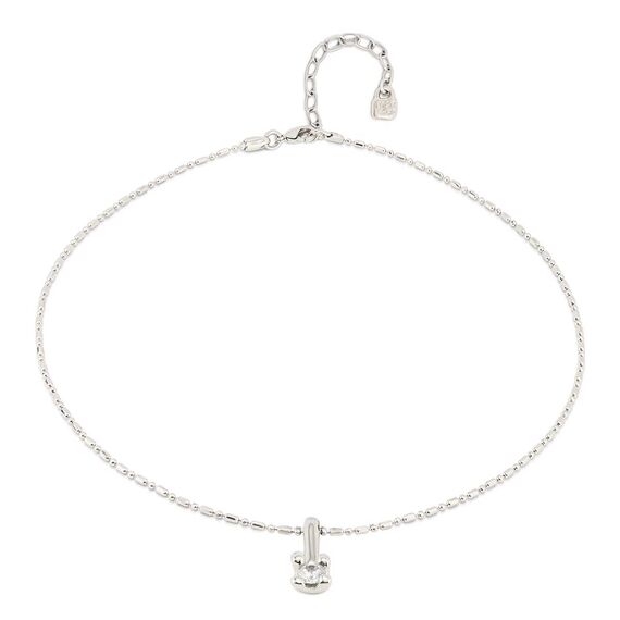 Серебряное колье женское с цирконием UNOde50 Divine, изображение 2