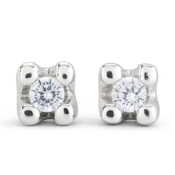 Серебряные серьги женские с цирконием UNOde50 Cosmos