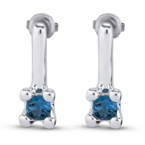 Серебряные серьги женские с цирконием UNOde50 Divine