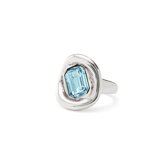 Серебряное кольцо женское с кристаллом Сваровски UNOde50 Ser Valiente, Размер (мм): 18,3-18,7, изображение 2