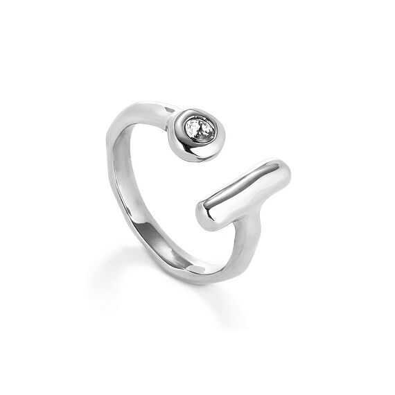 Серебряное кольцо женское с топазом UNOde50 Ser Indomable, Размер (мм): 17,3-17,7