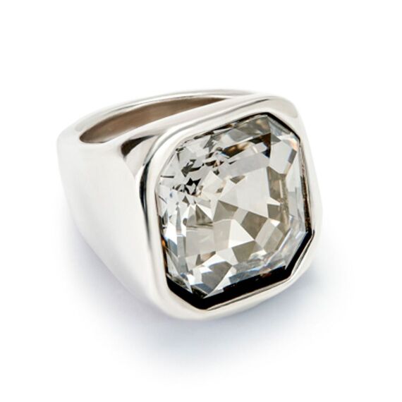 Серебряное кольцо женское с кристаллом Сваровски UNOde50 Ser Sin Complejos, Размер (мм): 16,3-16,7, изображение 2