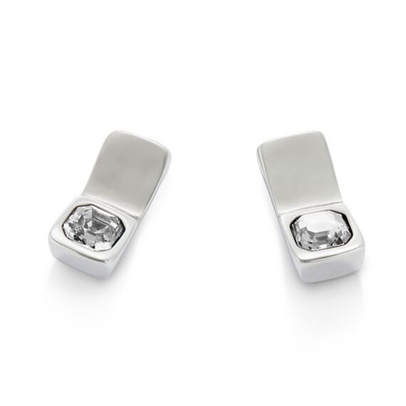 Серебряные серьги женские с кристаллами Сваровски UNOde50 Ser Sin Complejos, изображение 2