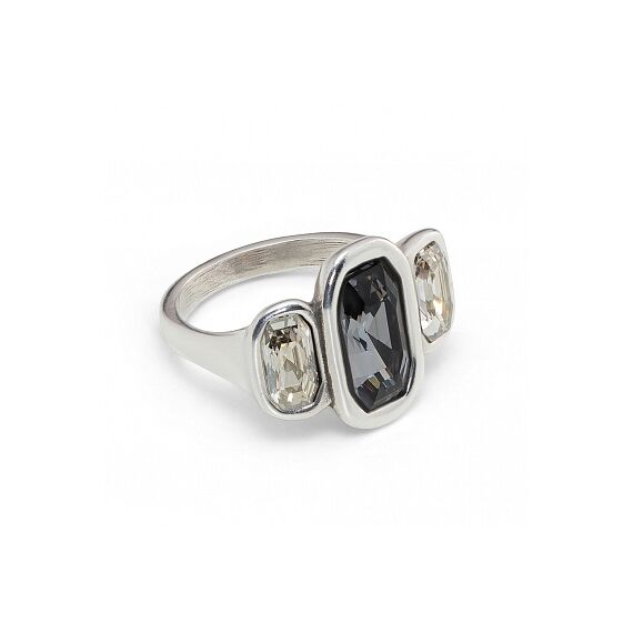 Серебряное кольцо с кристаллами Сваровски Асклепий UNOde50 Asceplius, Размер (мм): 15,3-15,7, изображение 2