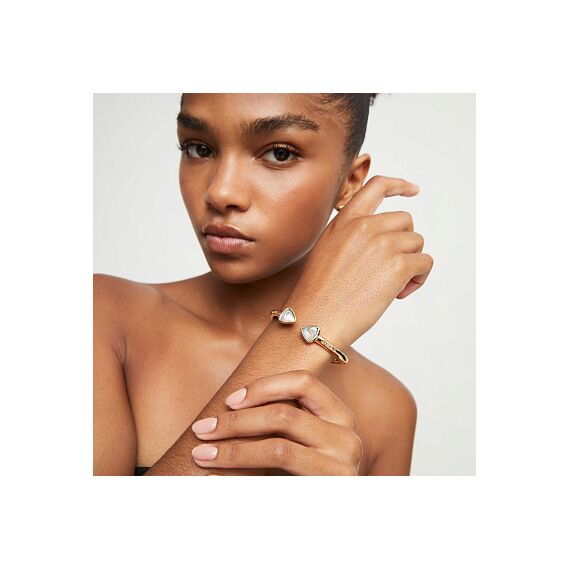 Золотой браслет с кристаллами Сваровски UNOde50 Ser Camaleonica, изображение 4