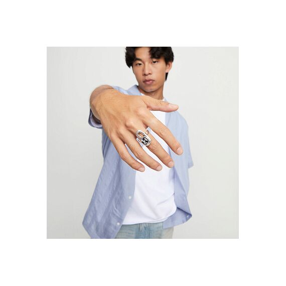 Серебряное кольцо с кристаллом Сваровски UNOde50 Ser Expresiva, Размер (мм): 16,3-16,7, изображение 4