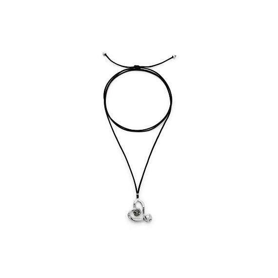 Серебряное ожерелье с кристаллом Сваровски UNOde50 Ser Expresiva