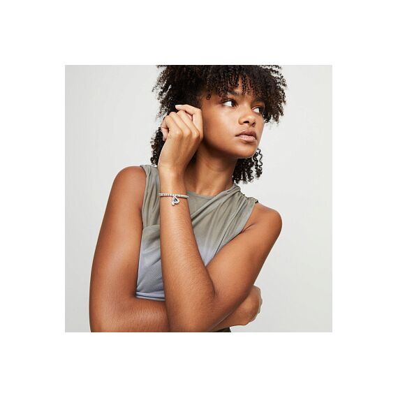 Серебряный браслет женский с кристаллом Сваровски UNOde50 Ser Expresiva, Размер (мм): 155, изображение 5