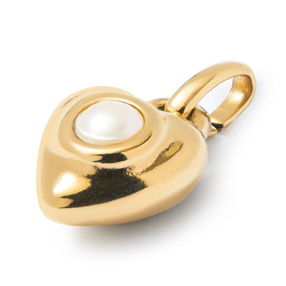 Золотая подвеска с жемчугом Сердце UNOde50 Hazte Uno, изображение 2