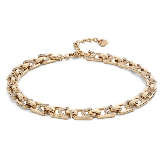 Золотое ожерелье женское с топазами UNOde50 Unstoppable Topaz, изображение 2