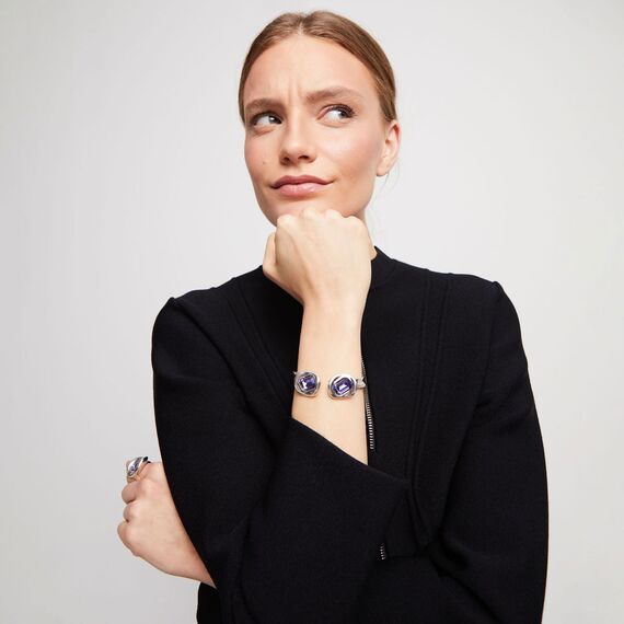 Серебряный браслет женский с кристаллами Сваровски UNOde50 Ser Valiente, Размер (мм): 165, изображение 5