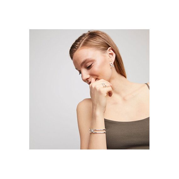 Серебряный браслет жесткий с топазом UnoDe50 Ser Indomable, Размер (мм): 155, изображение 5