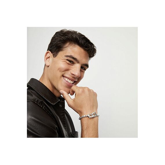 Серебряный браслет карабин UNOde50 Ser Inseparable, Размер (мм): 175-185, изображение 4