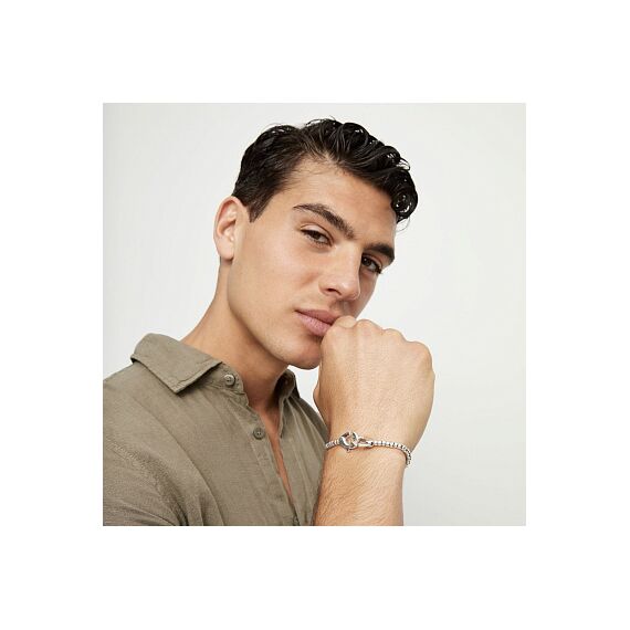 Серебряный браслет карабин UNOde50 Ser Inseparable, Размер (мм): 155, изображение 4