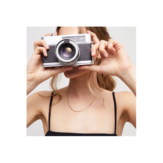 Золотая цепочка женская плоская UNOde50 Hazte Uno, Размер (мм): 600, изображение 5