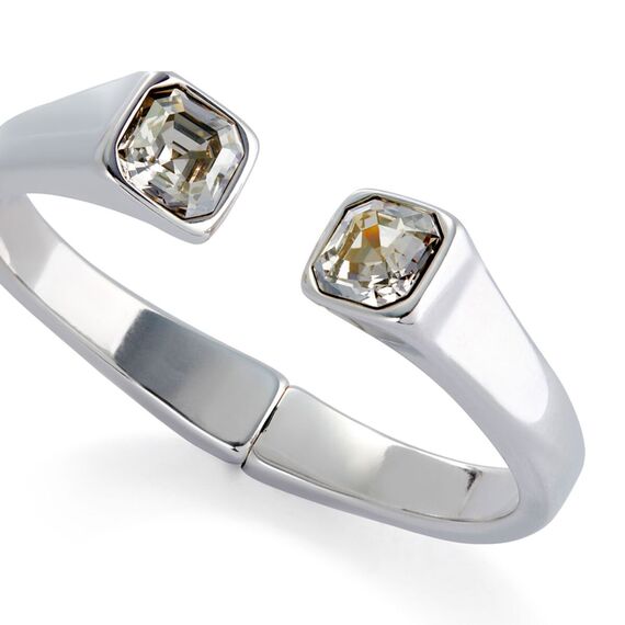 Серебряный браслет жесткий с кристаллами Сваровски UNOde50 Ser Sin Complejos, Размер (мм): 165, изображение 3