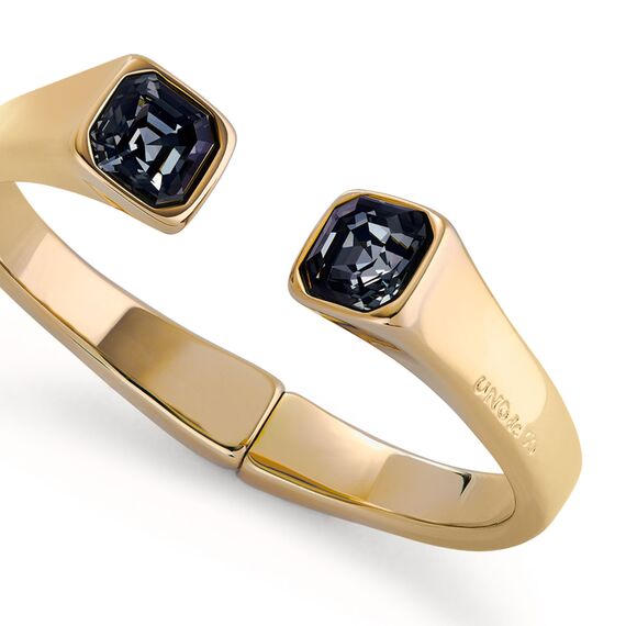 Золотой браслет жесткий с кристаллами Сваровски UNOde50 Ser Sin Complejos, Размер (мм): 165, изображение 3