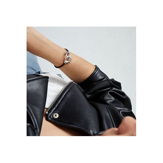 Кожаный браслет карабин с серебром UNOde50 Ser Inseparable, Размер (мм): 175-185, изображение 5