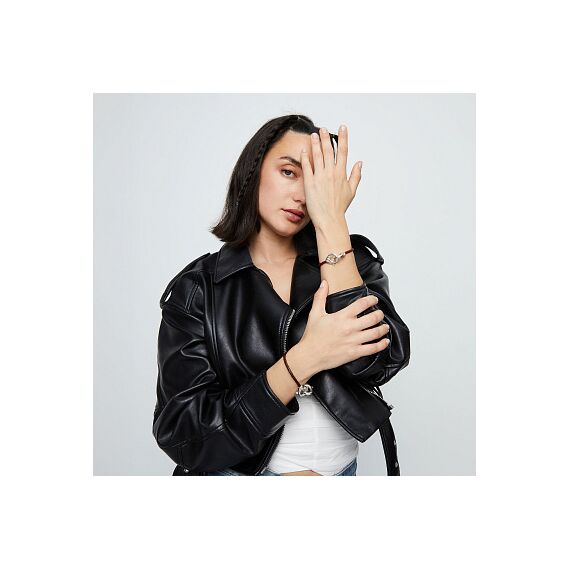 Кожаный браслет карабин с серебром UNOde50 Ser Inseparable, Размер (мм): 155, изображение 4