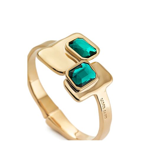 Золотой браслет жесткий с кристаллами Сваровски UNOde50 Ser Magnetica, Размер (мм): 155, изображение 3