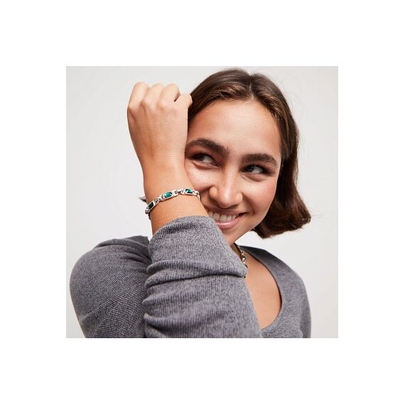 Серебряный браслет с кристаллами Сваровски UNOde50 Ser Magnetica, изображение 5