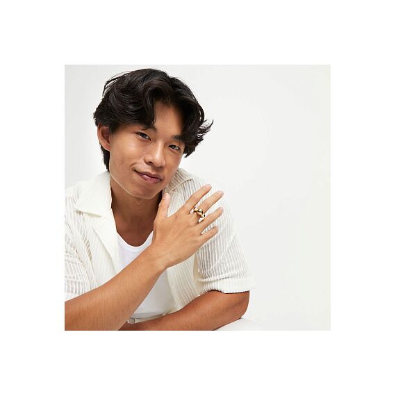 Золотое кольцо женское UNOde50 Ser Intrepida, Размер (мм): 17,3-17,7, изображение 4