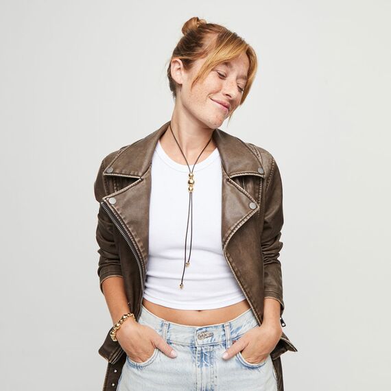 Золотое ожерелье длинное UNOde50 Ser Intrepida, изображение 5