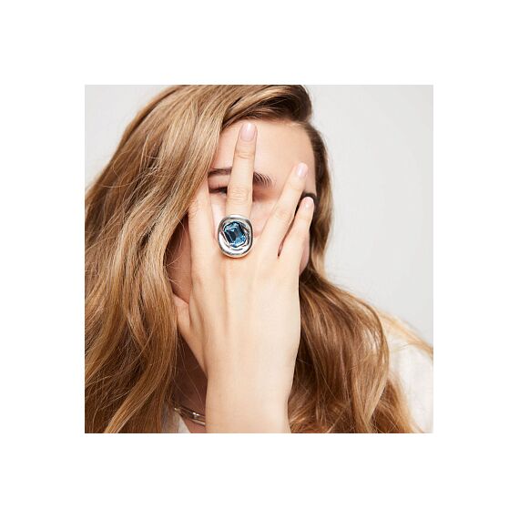 Серебряное кольцо женское с кристаллом Сваровски UNOde50 Ser Valiente, Размер (мм): 16,3-16,7, изображение 3