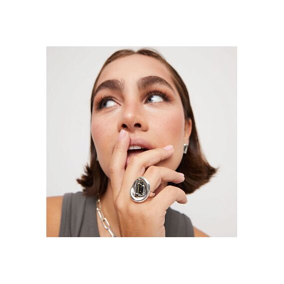 Серебряное кольцо женское с кристаллом Сваровски UNOde50 Ser Valiente, Размер (мм): 16,3-16,7, изображение 3