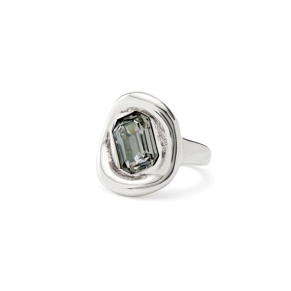 Серебряное кольцо женское с кристаллом Сваровски UNOde50 Ser Valiente, Размер (мм): 17,3-17,7, изображение 2